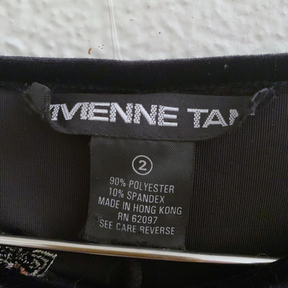 Vivienne Tam velvet embroidered mini dress🌷 - Picture 3 of 3